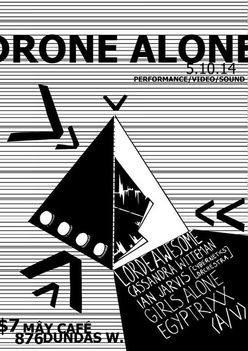 Drone Alone Event Poster